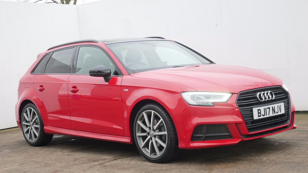 Used AUDI A3 1.4 TFSI Black Edition 5dr | Red | BJ17NJV | Wakefield