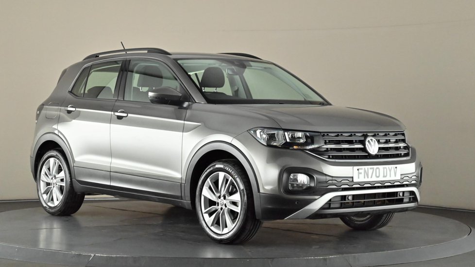 Used Grey Petrol Volkswagen T-Cross SUV Cars For Sale