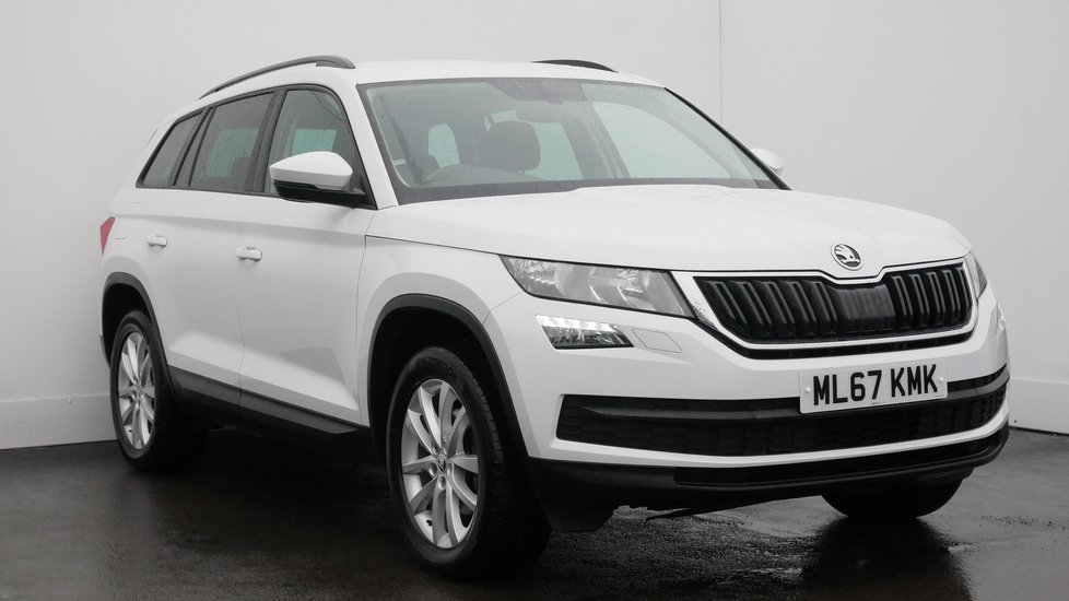 Used Skoda Kodiaq 2 0 Tdi Se 4x4 5dr White Ml67kmk Warrington