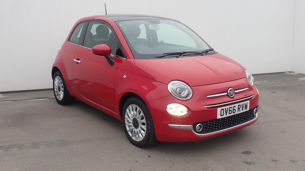 Used Fiat 500 0 9 Twinair 105 Lounge 3dr Red Ov66rvw Sheffield